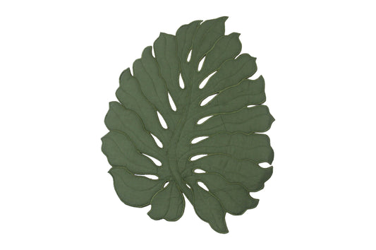 Quilted Placemat - Monstera