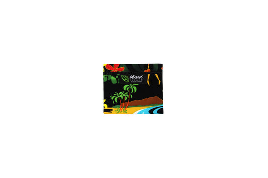 Coin Purse - Hawaiian Hula Girl Black