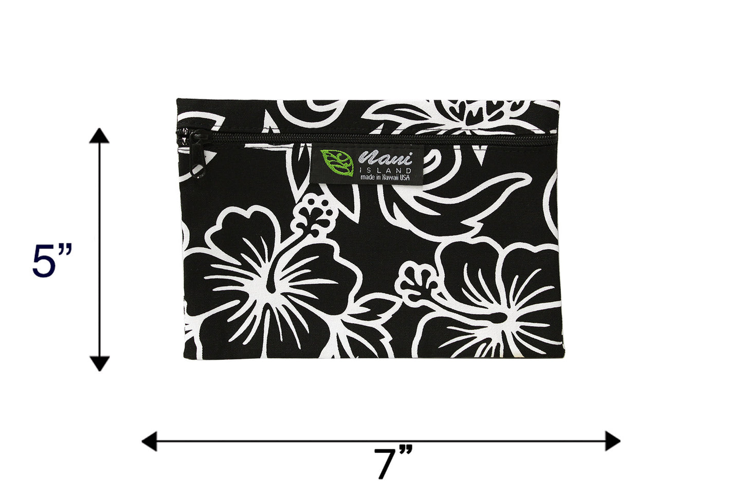Cosmetic Pouch Small -  Pineapple Line Black