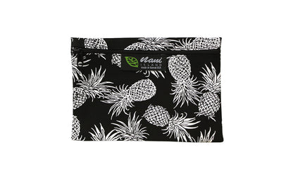 Cosmetic Pouch Small -  Pineapple Paradise Black