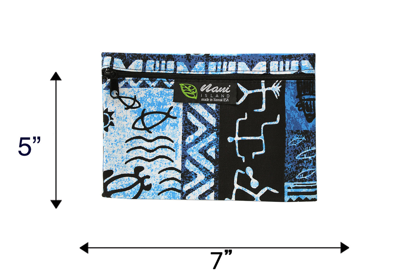 Cosmetic Pouch Small -  Stickman Blue