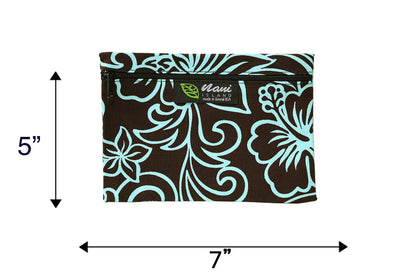 Cosmetic Pouch Small -  Pineapple Line Brown/Mint