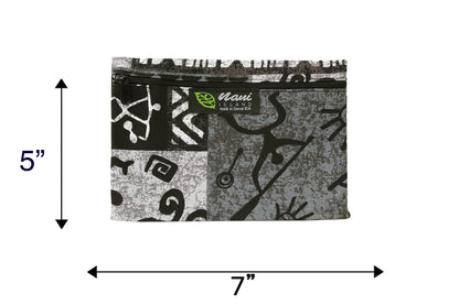 Cosmetic Pouch Small -  Stickman Gray