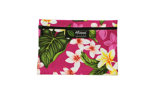 Cosmetic Pouch Small -  New Plumeria Pink