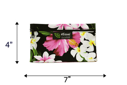 Glasses Pouch - Luxury Hibiscus Black