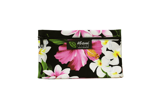 Glasses Pouch - Luxury Hibiscus Black