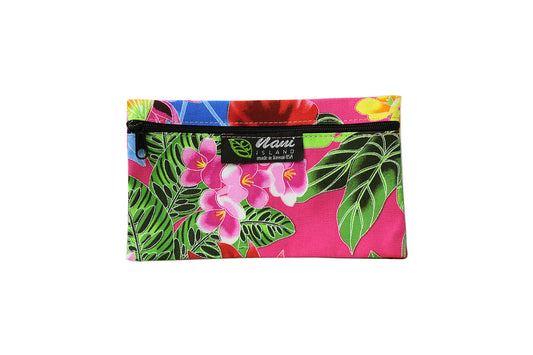 Glasses Pouch - Hawaiian Garden Pink