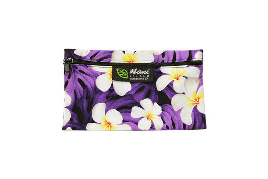 Glasses Pouch - Modern Plumeria Purple