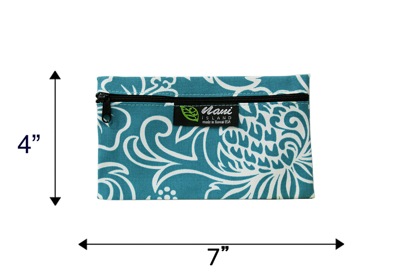 Glasses Pouch - Pineapple Line Teal