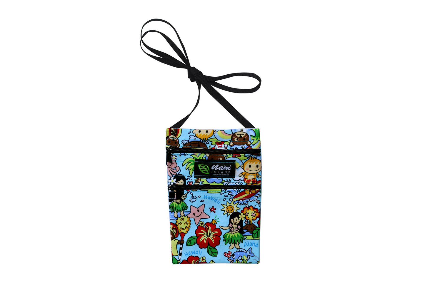 Iphone Bag - Hawaiian Cartoon Blue