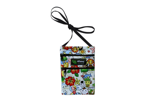 Iphone Bag - Hawaiian Cartoon Cream