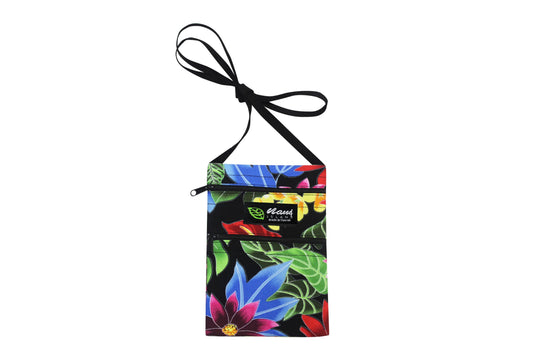 Iphone Bag -  Hawaiian Garden Black