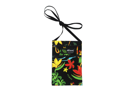 Iphone Bag - Hawaiian Hula Girl Black