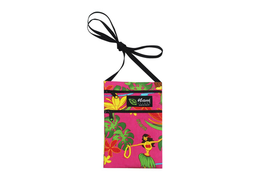 Iphone Bag - Hawaiian Hula Girl Pink
