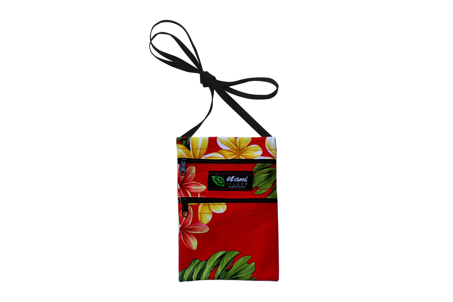 Iphone Bag - Luxury Plumeria Red
