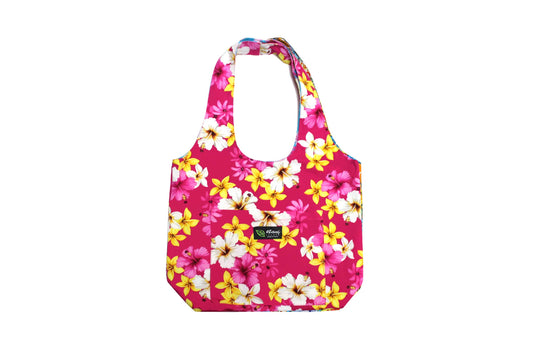 Reversible Hobo Bag - Dream of Flower Pink