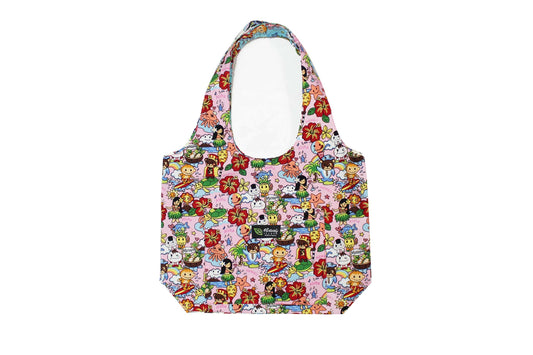 Reversible Hobo Bag - Island Fun Pink