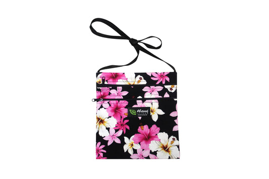 Passport Bag L - Dream of Flower Black