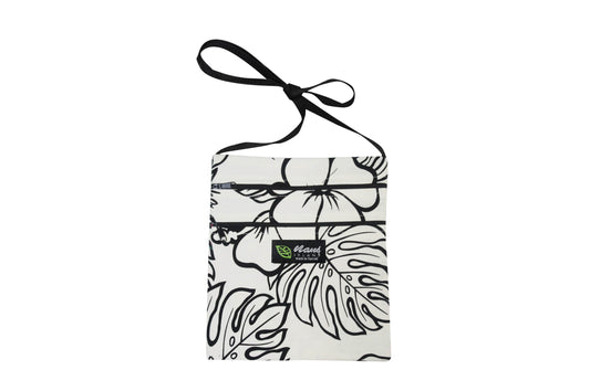 Passport Bag L - Monstera Lover Cream