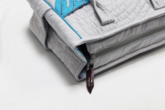 Rectangular tote bag - Gray