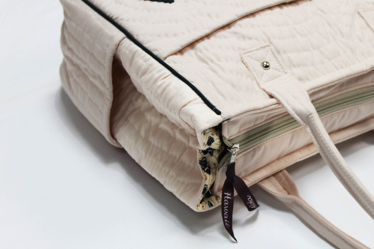 Rectangular tote bag - Ivory