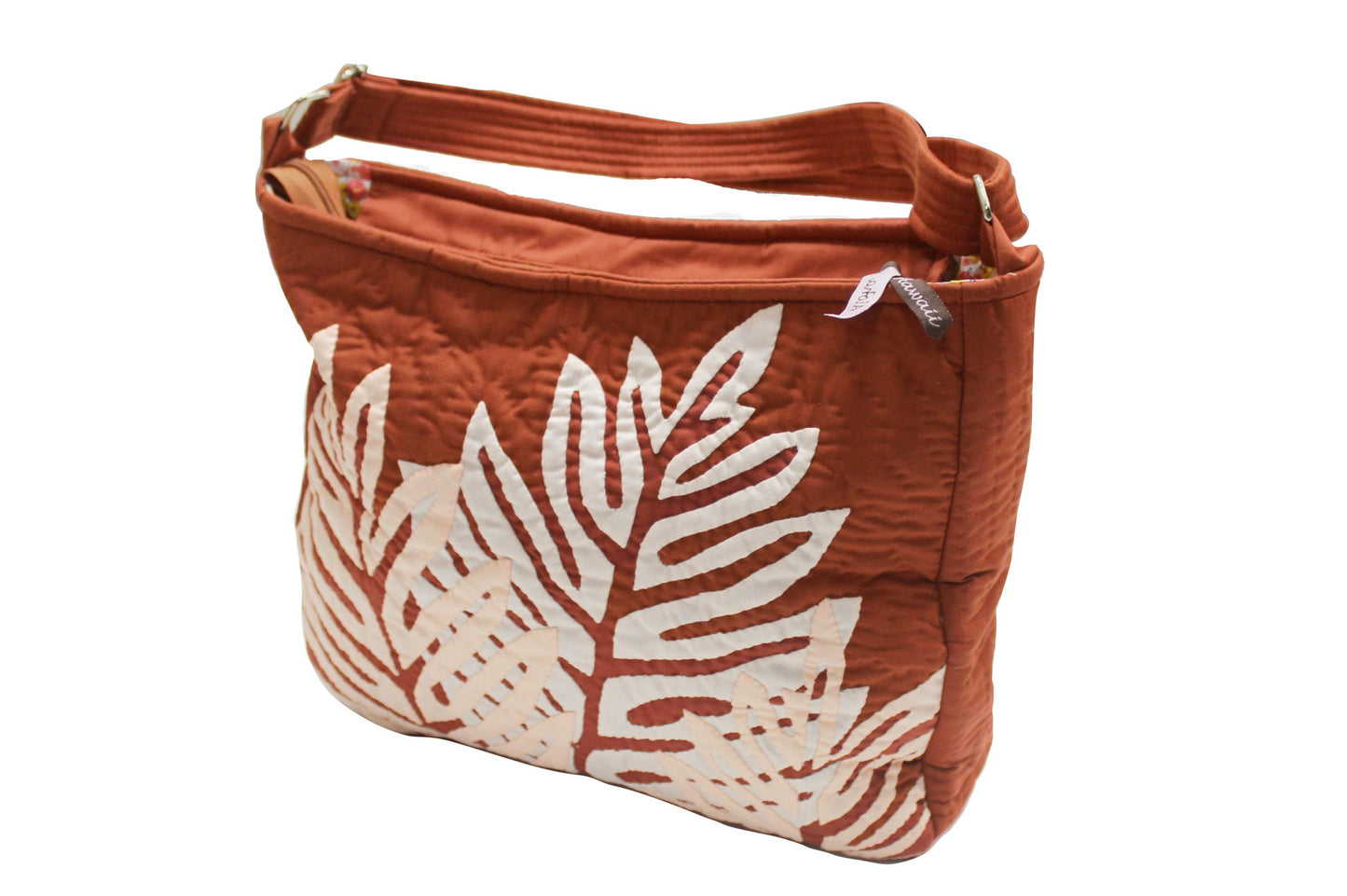 Side tote bag Large - Red Brown