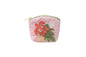 Quilted Coin Pouch - Light Pink/Green