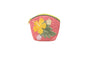 Quilted Coin Pouch - Pink/Green