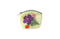 Quilted Coin Pouch - Lime/Purple
