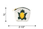 Quilted Coin Pouch - White/Hunter