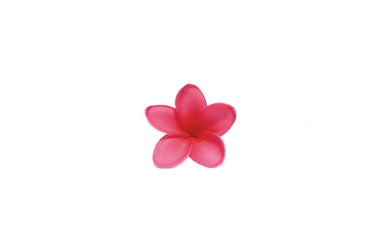 Foam Plumeria Stem Flower - Pink/Red