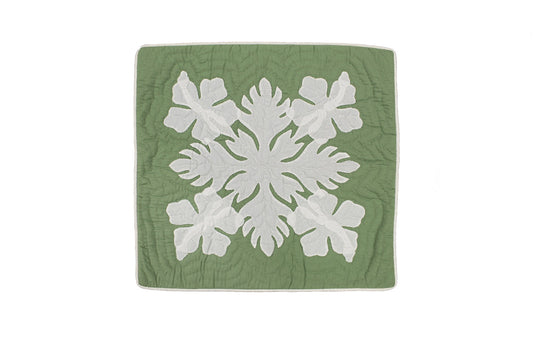 Quilted Pillow Cases - Green
