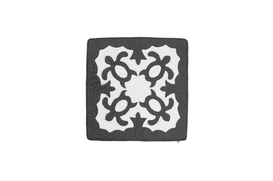 Quilted Pillow Cases 16"- Gray