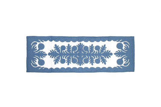 Quilted Table Runner - Blue