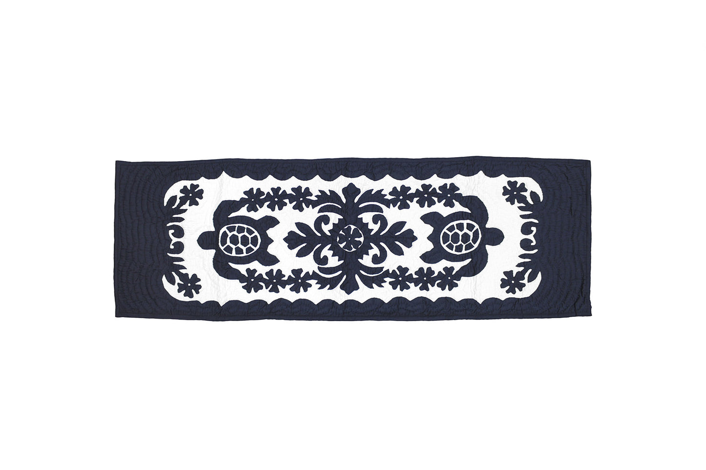 Quilted Table Runner - Navy
