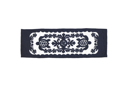 Quilted Table Runner - Navy