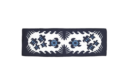 Quilted Table Runner - Navy