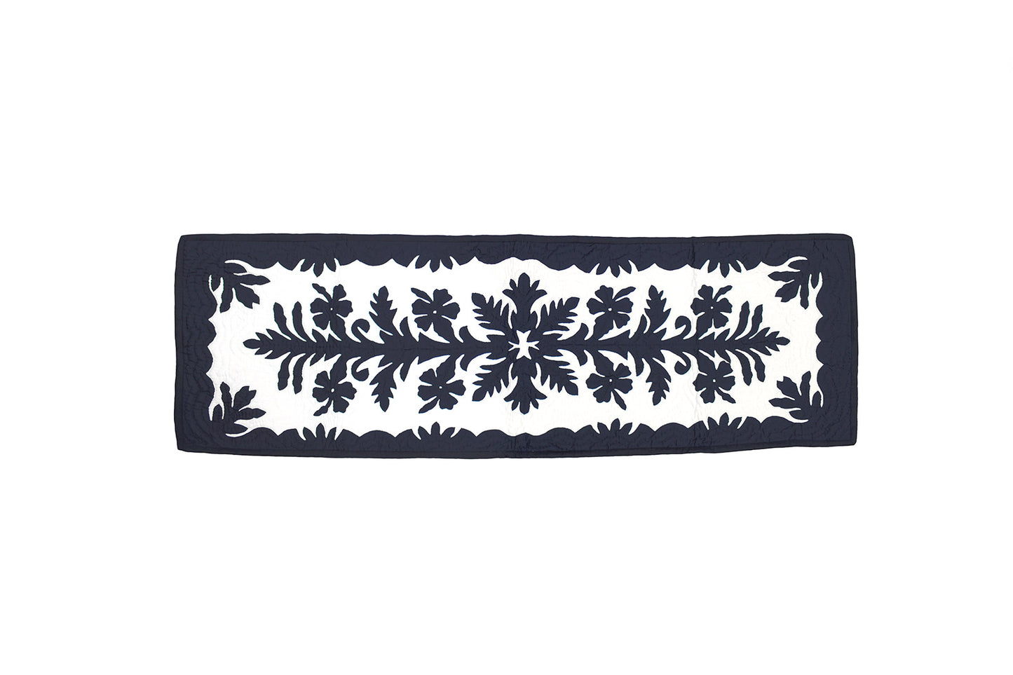 Quilted Table Runner - Navy