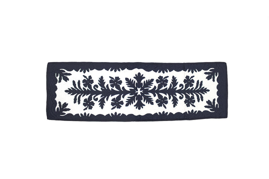 Quilted Table Runner - Navy