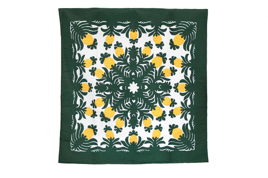 Quilted 80x80 Wall Hanging - Hunter