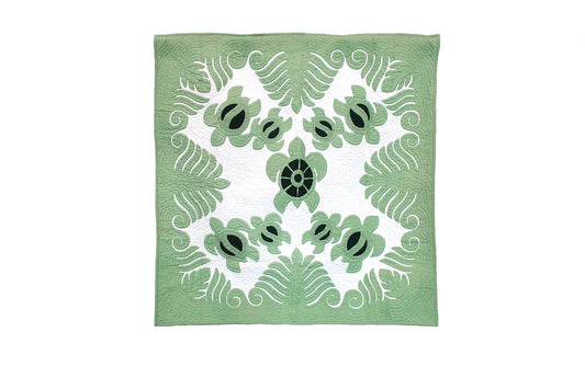 Quilted 60x60 Wall Hanging - Green
