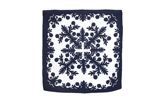 Quilted 60x60 Wall Hanging - Navy